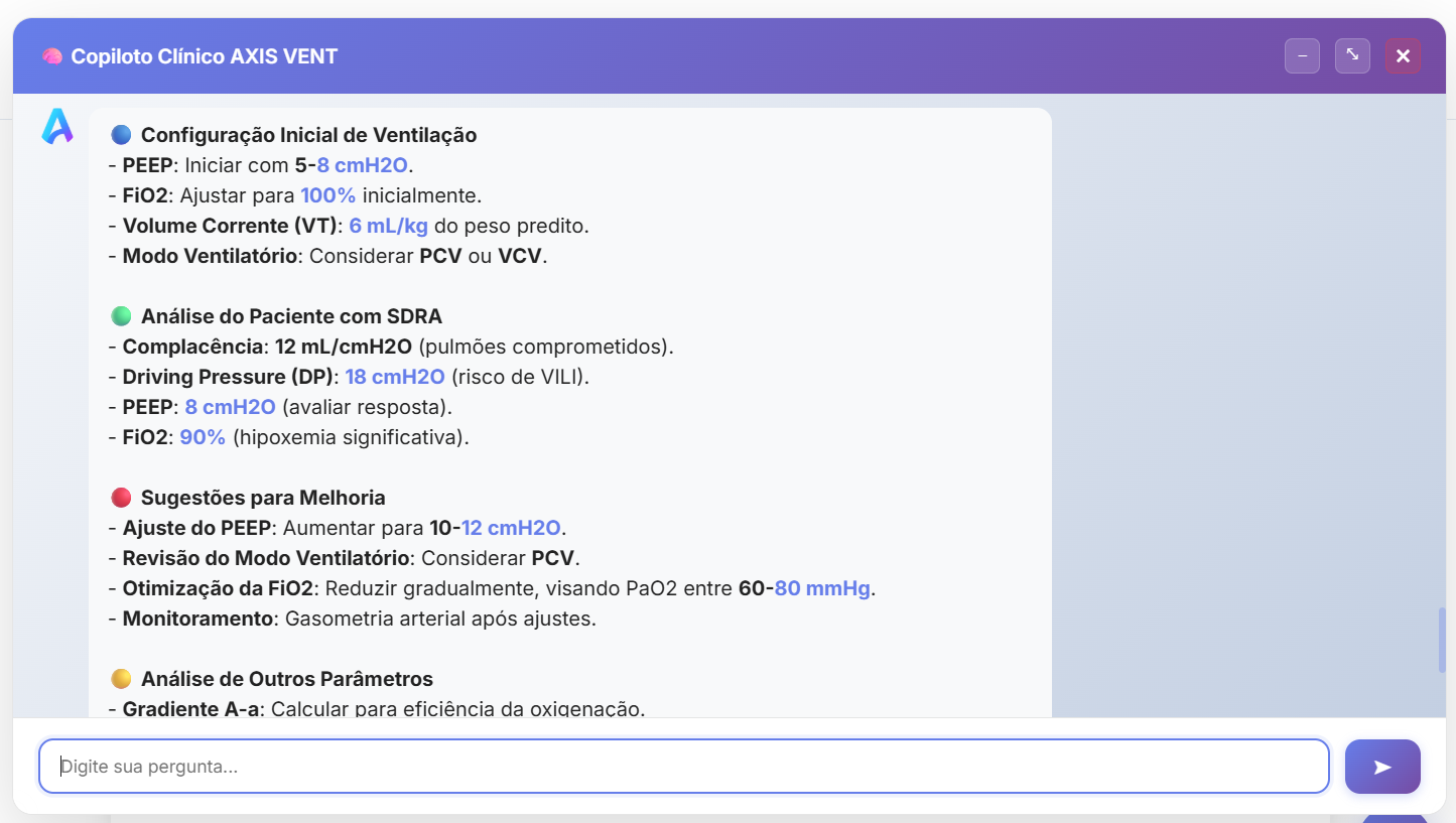 Chat IA Expansível AXIS VENT